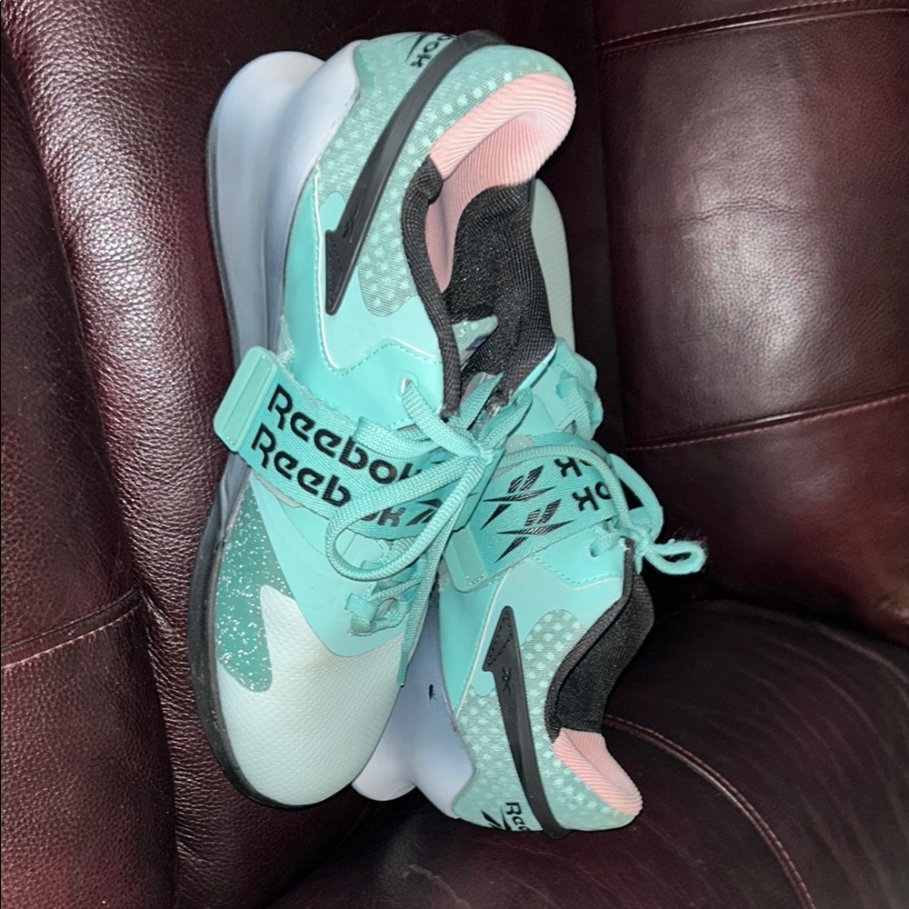 Reebok Mint Green weight lifter Shoes